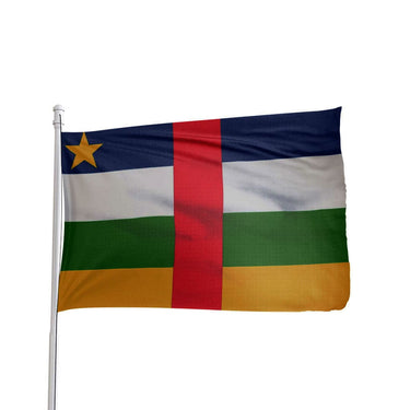Central African Republic Flag 3x5 - Premium Nylon Outdoor Flag